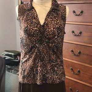 Animal print top